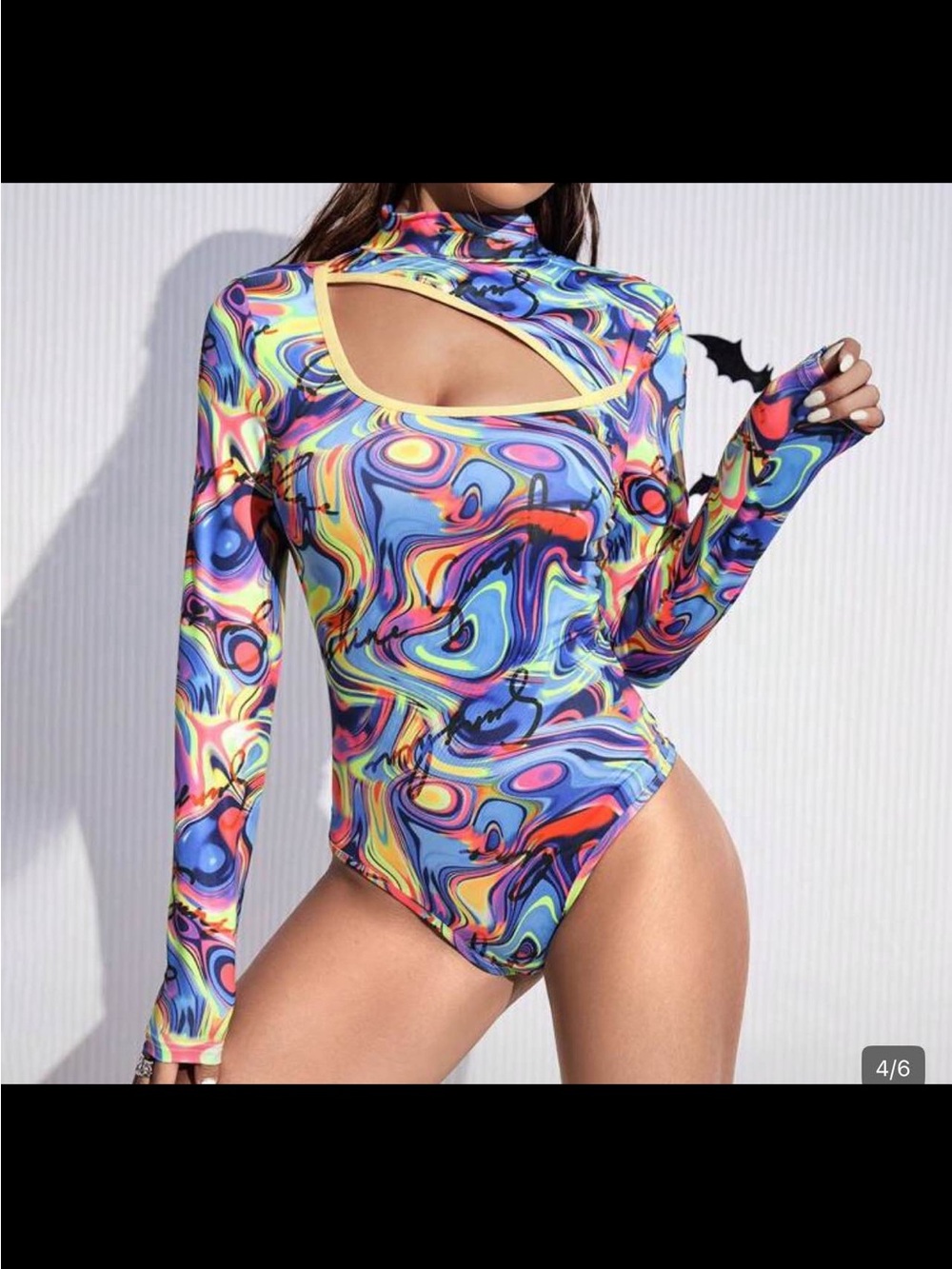 Body suit size M mesh material